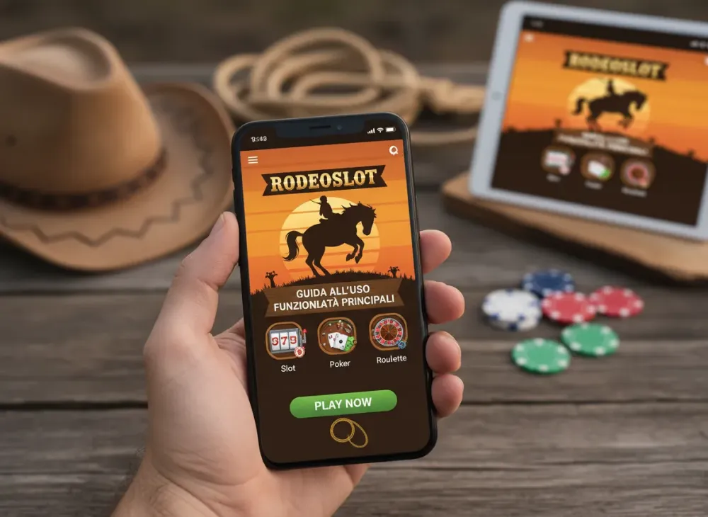 Rodeoslot app guida all'uso e alle funzionalità principali